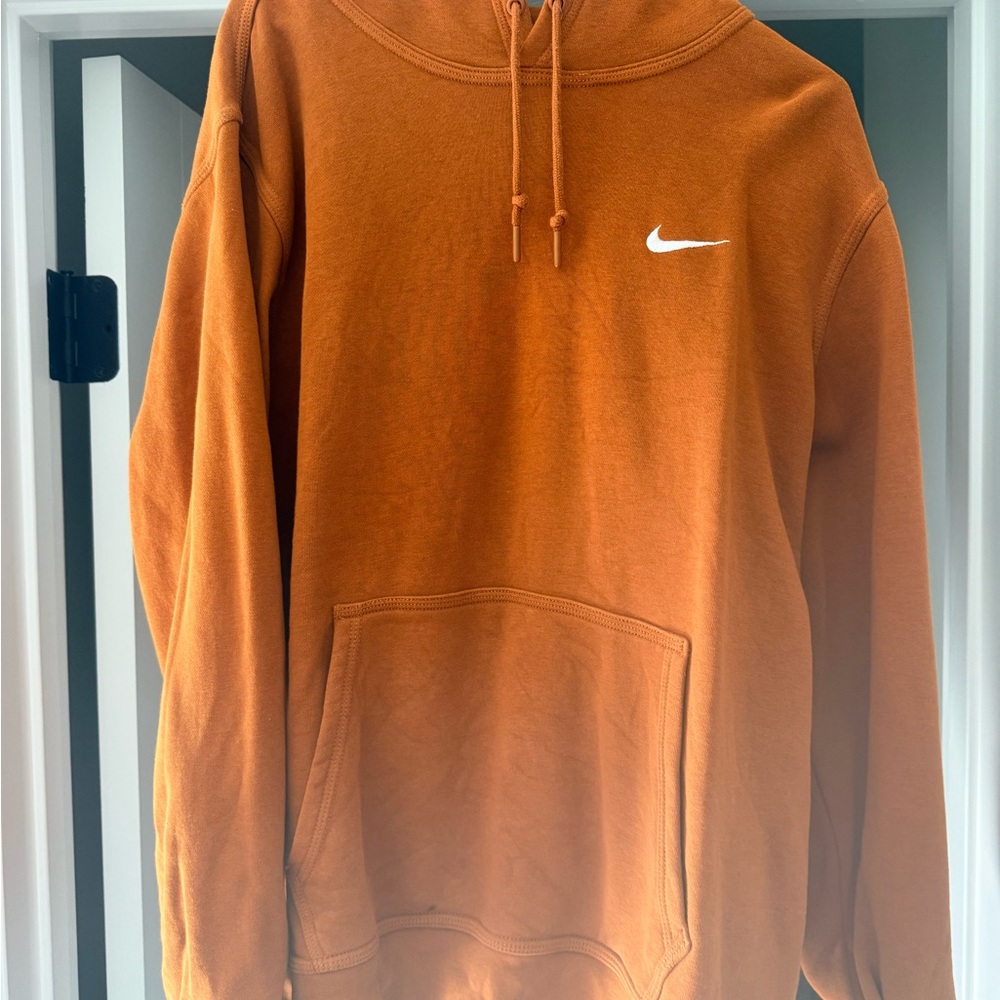 Nike Men's Burnt Orange Hoodie